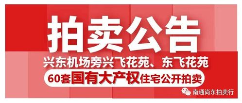 兴飞60套大产权住宅拍卖公告